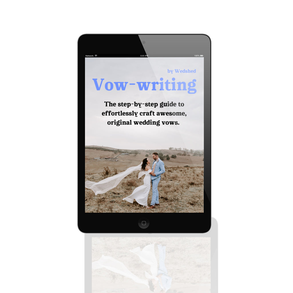 Wedshed eGuide: The Vow-Writing Guide