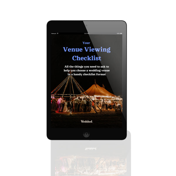Wedshed eGuide: Venue Viewing Checklist