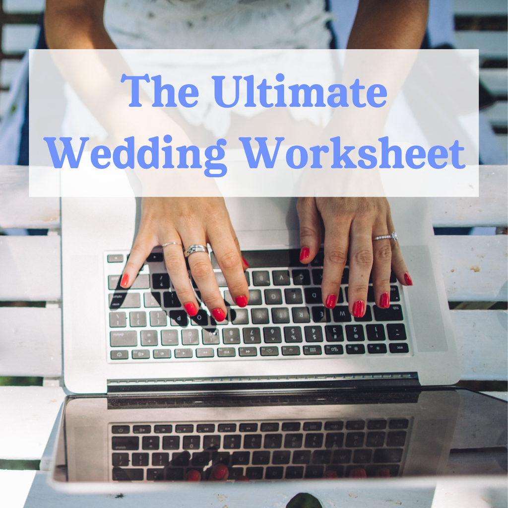 The Ultimate Wedding Worksheet by Wedshed